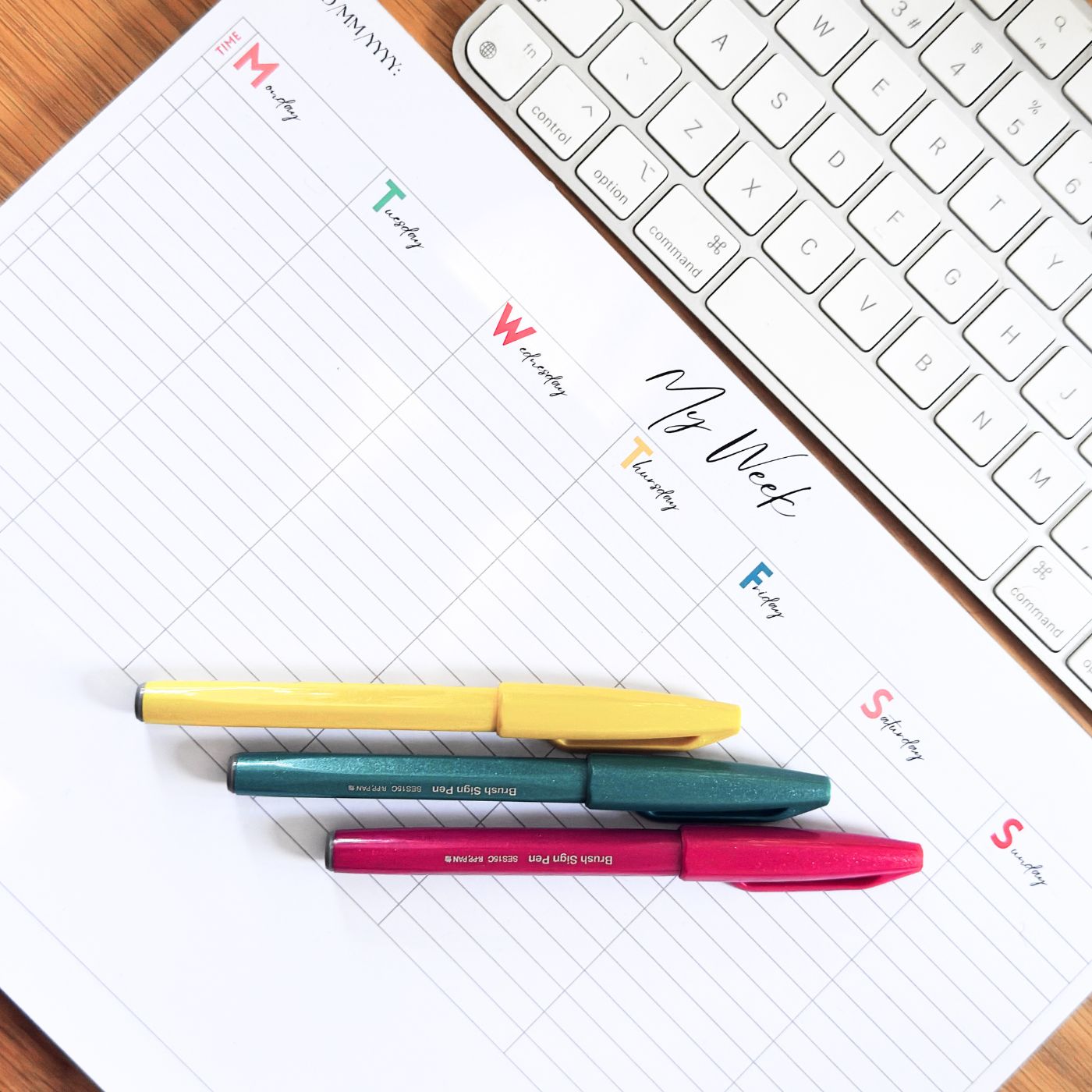 My Week - weekly planner