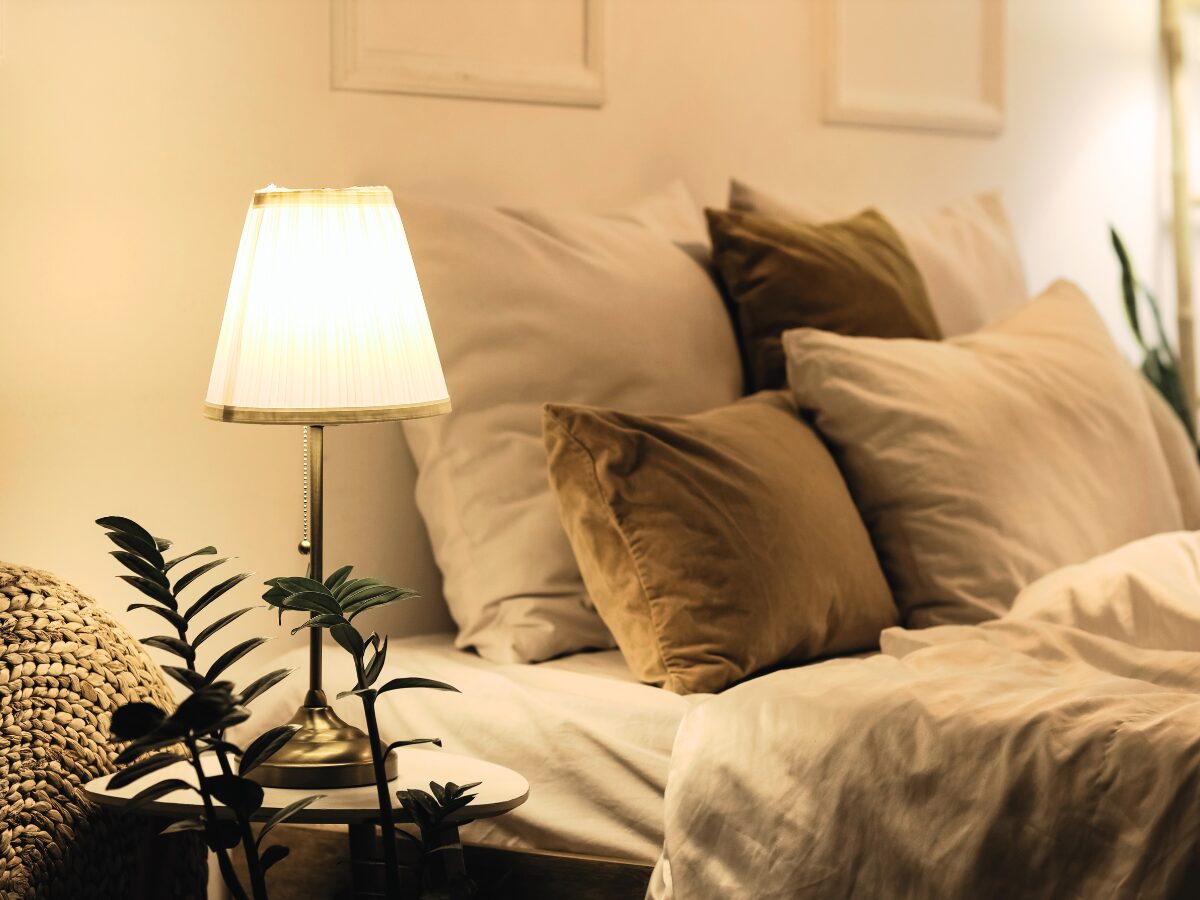 A bed that looks comfortable